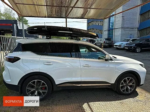 ENROAD Nomadix Pro XXL Slim-450 на CheryAuto Tiggo 7L — общий вид автомобиля с установленным автобоксом